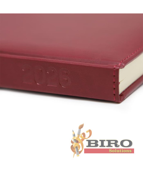 Agendă А5 2026 IDEE Standart "Deep Burgundy"